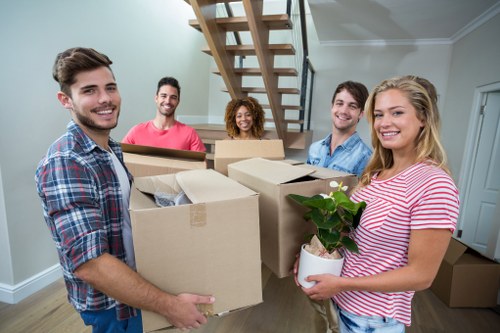 Removal team planning a home move in Kenley