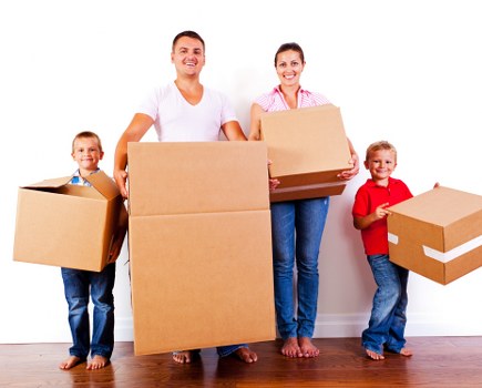 Man With Van Kenley moving service loading items carefully