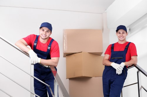 Local removals team assisting a home or office move in Kenley
