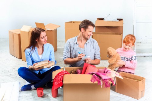 Local man with van service helping with a residential move in Kenley