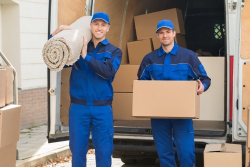 Kenley man and van service loading boxes and furniture safely