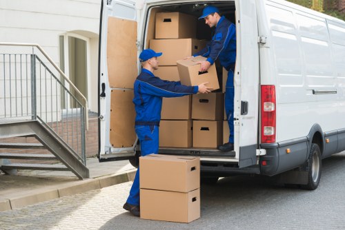 Business move preparation and loading for a Kenley company